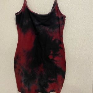 Large Burgundy & Dark Blue Body on Dress